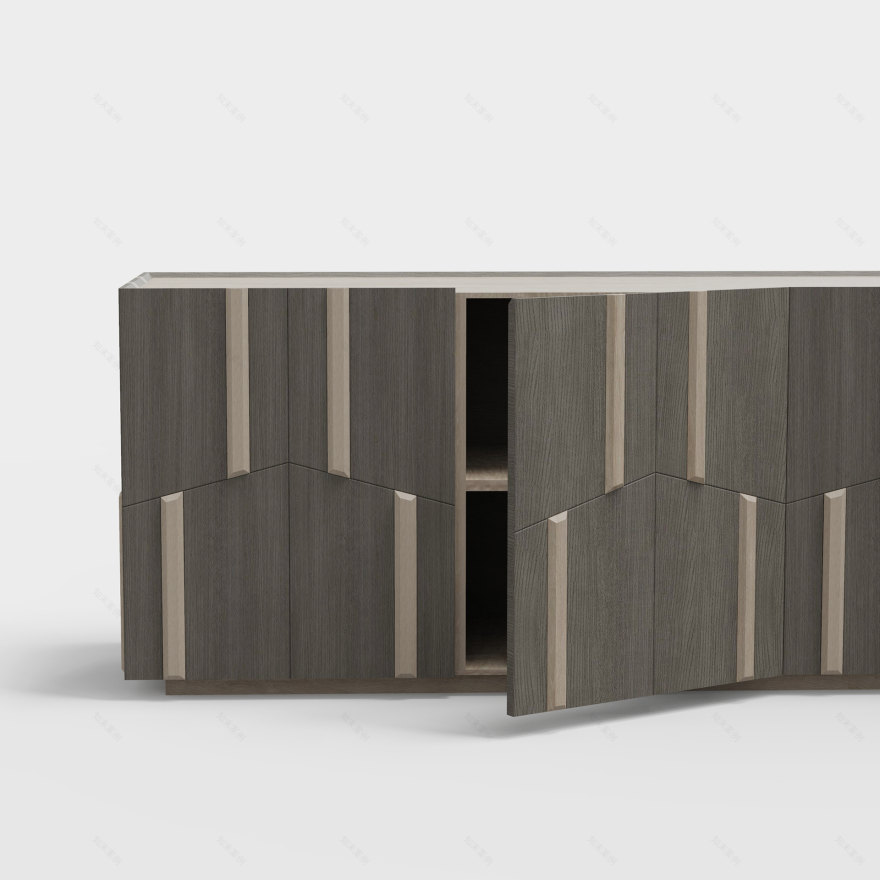 斜边餐具柜和高边柜丨Juanny Barcelò Borges-11