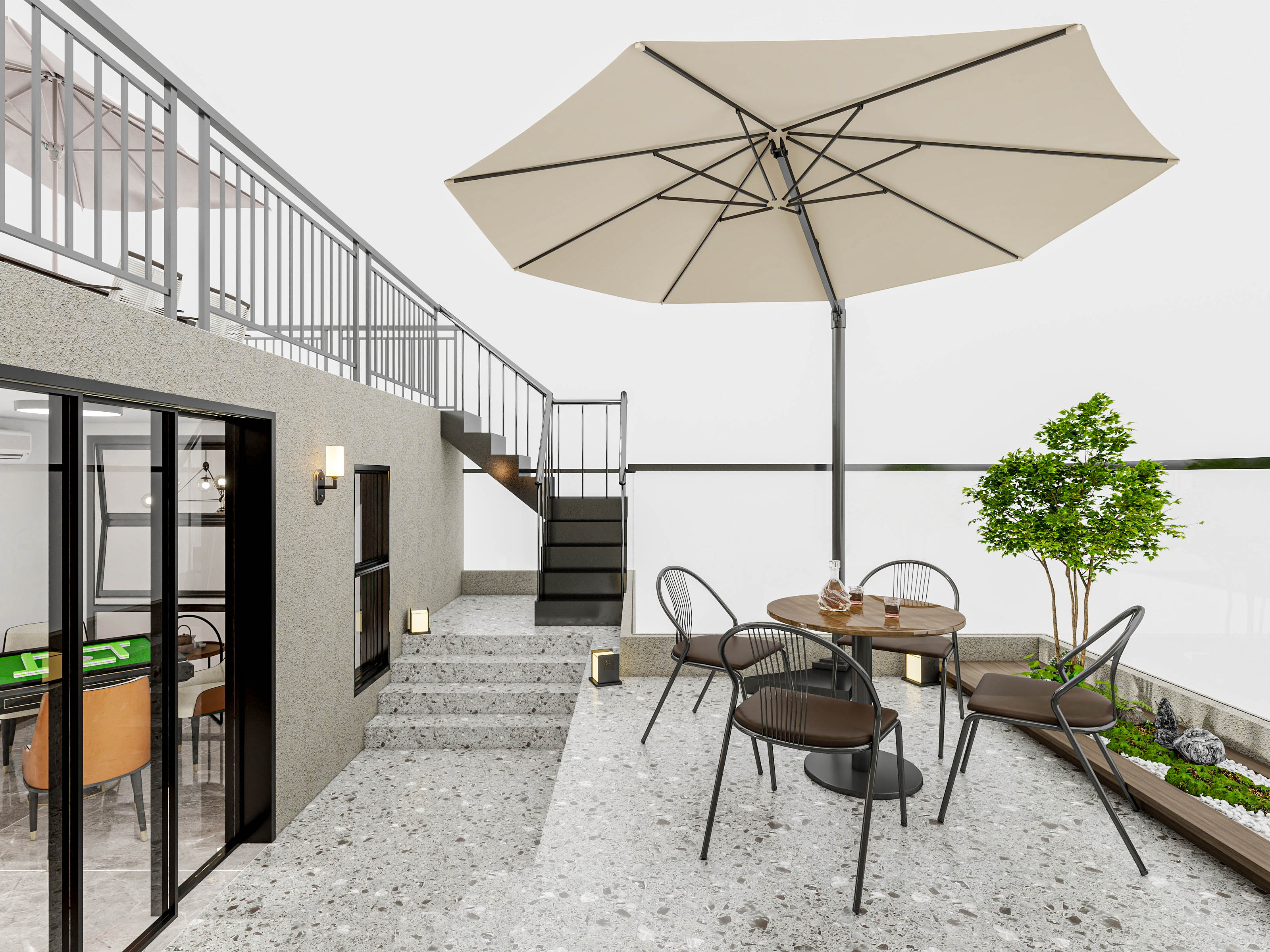 德商御府天骄西区，616平方意式极简别墅丨中国成都-78