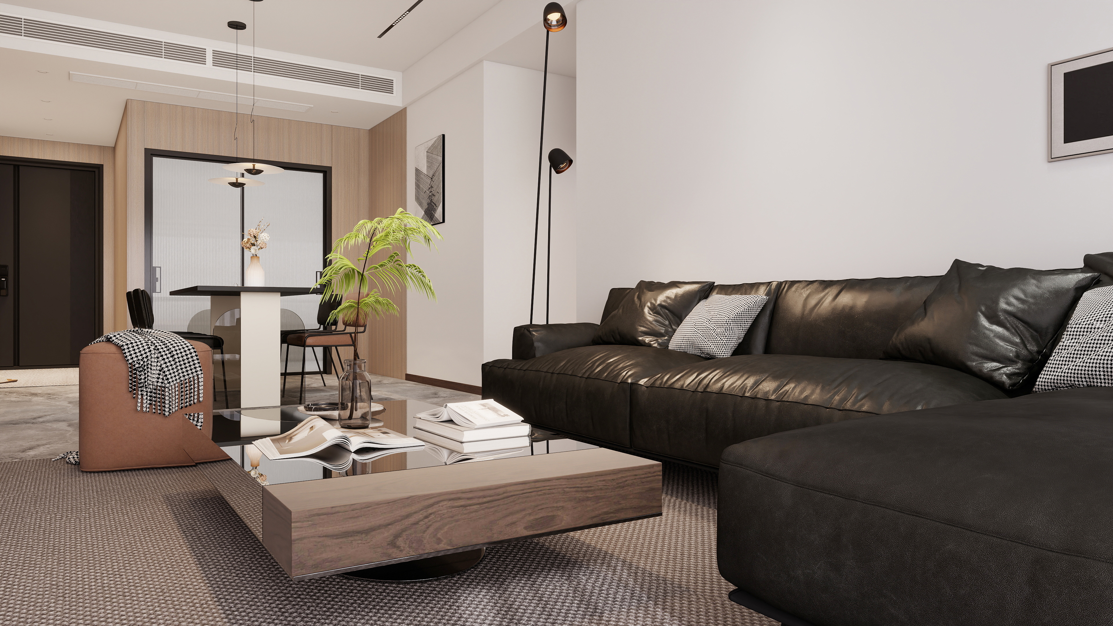 现代黑白灰意式-1