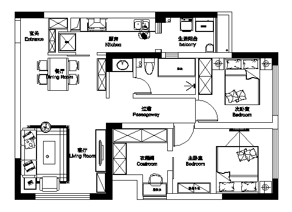 70㎡北欧阳光屋 | 温馨宜居，功能齐全-73