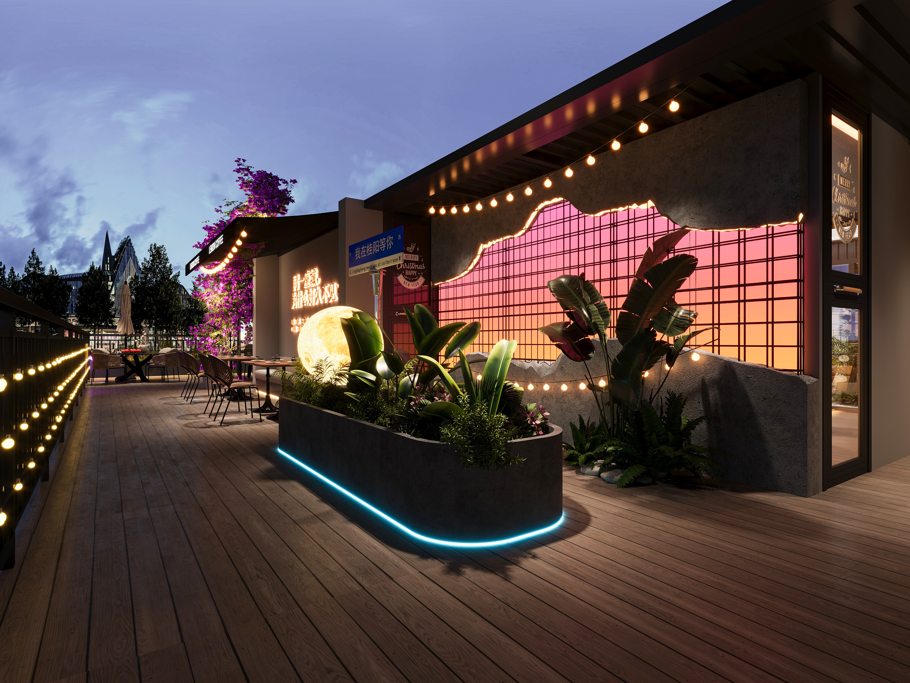 集装箱露营风夜市设计-11