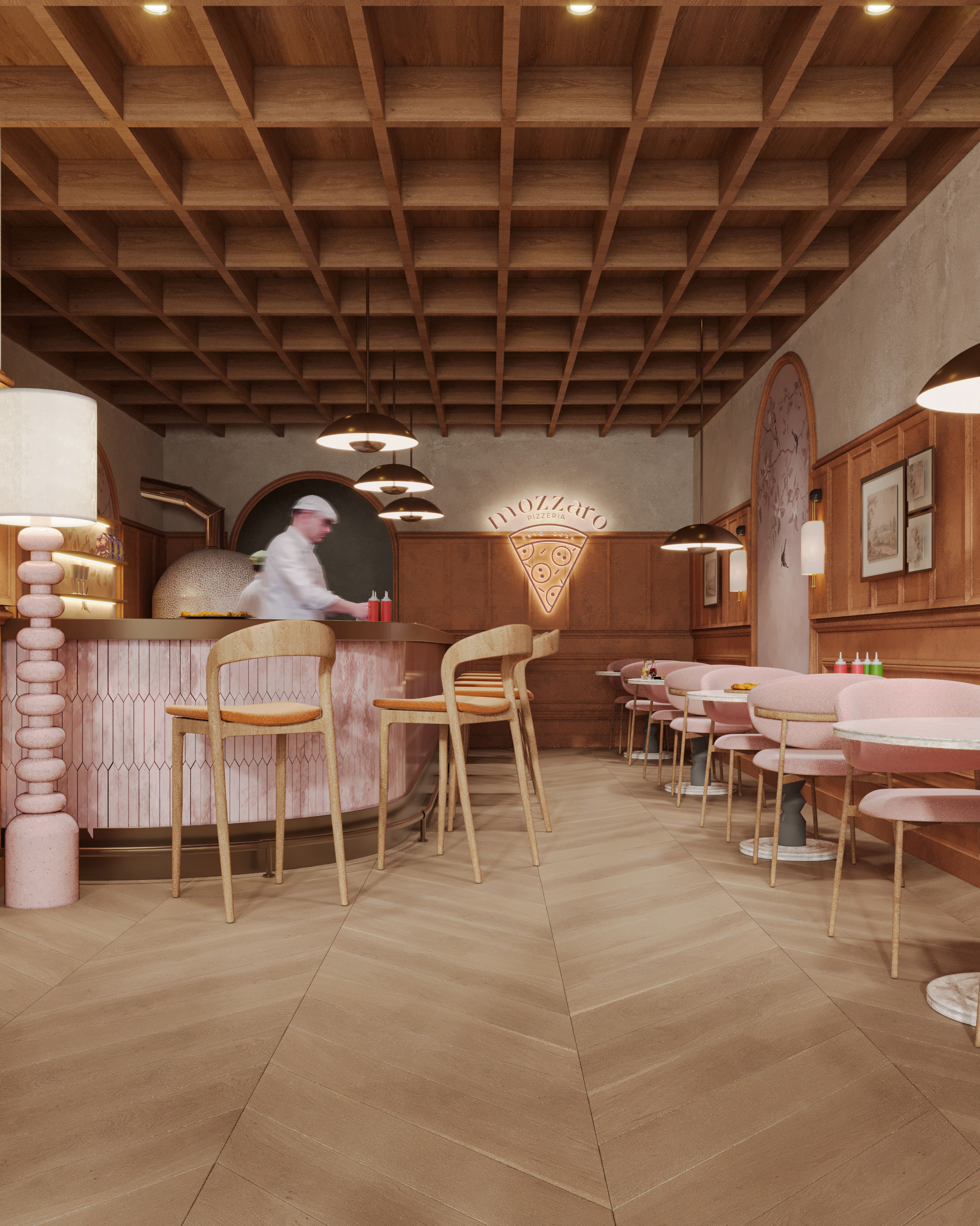 披萨餐厅丨沙特阿拉伯丨House of Jasmines-7