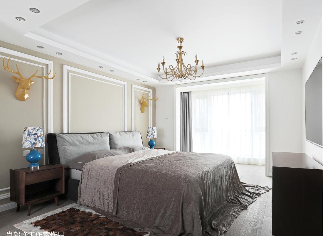 温馨北欧风,家庭娱乐室与工作区的完美融合-18