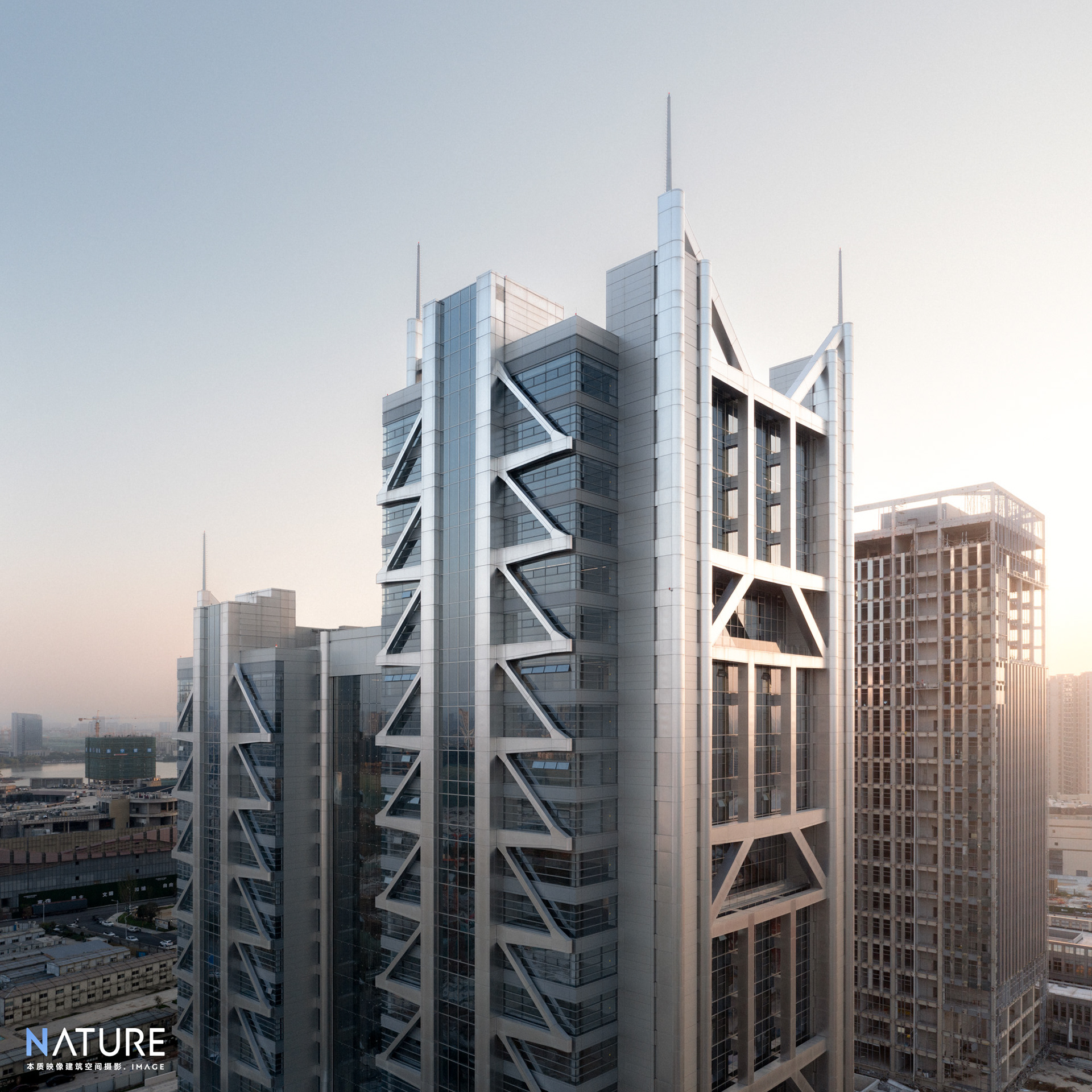 双擎大厦绍兴瑞丰银行总部丨中国绍兴丨UUA-28