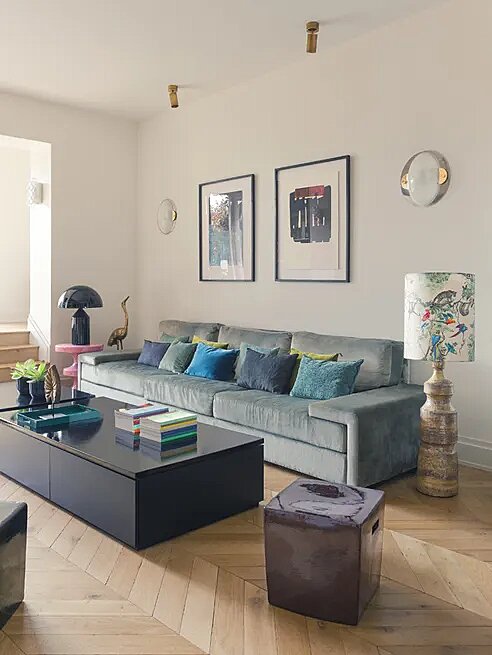 家居设计 | 六大创意将天鹅绒潮流带回家-1