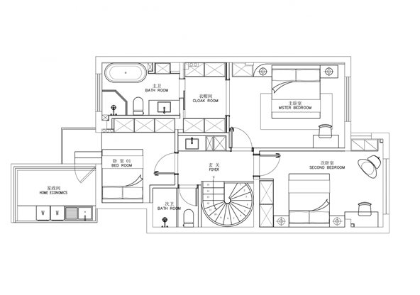 240㎡现代极简风|上林湖翡翠谷：删繁就简，与空间温柔共生-38