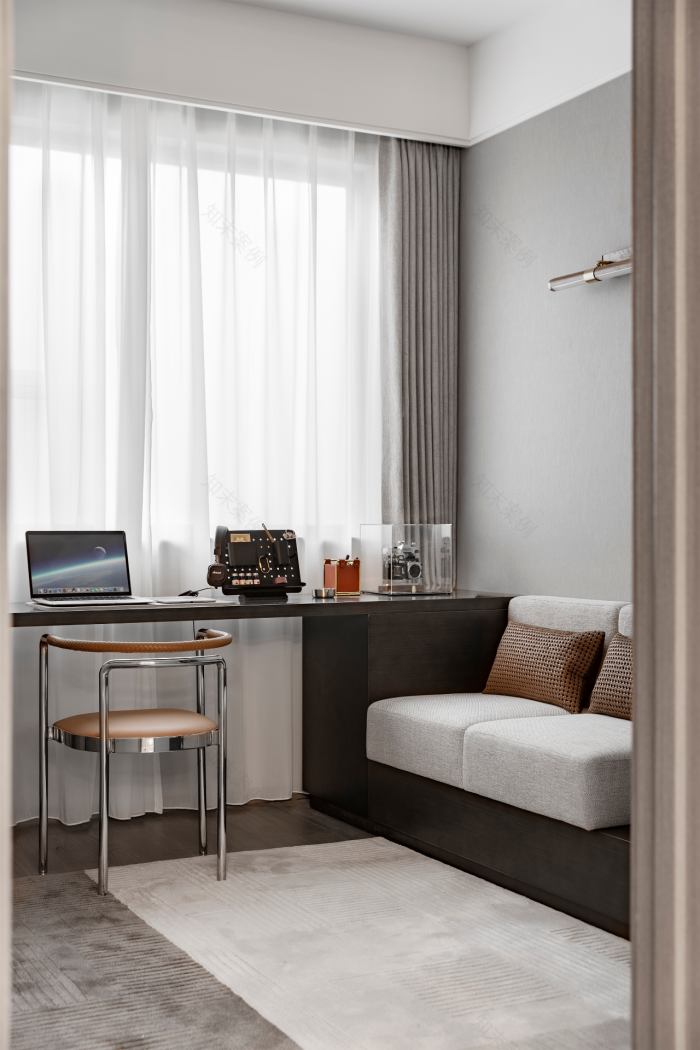 黑白灰的简约之美,璞辉设计打造现代质感住宅丨上海璞辉空间设计有限公司-40