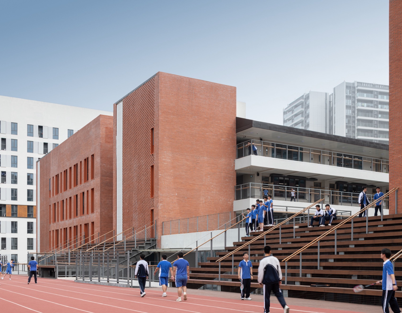 福海中学:高密度立体校园丨中国深圳丨王维仁建筑设计研究室有限公司-23