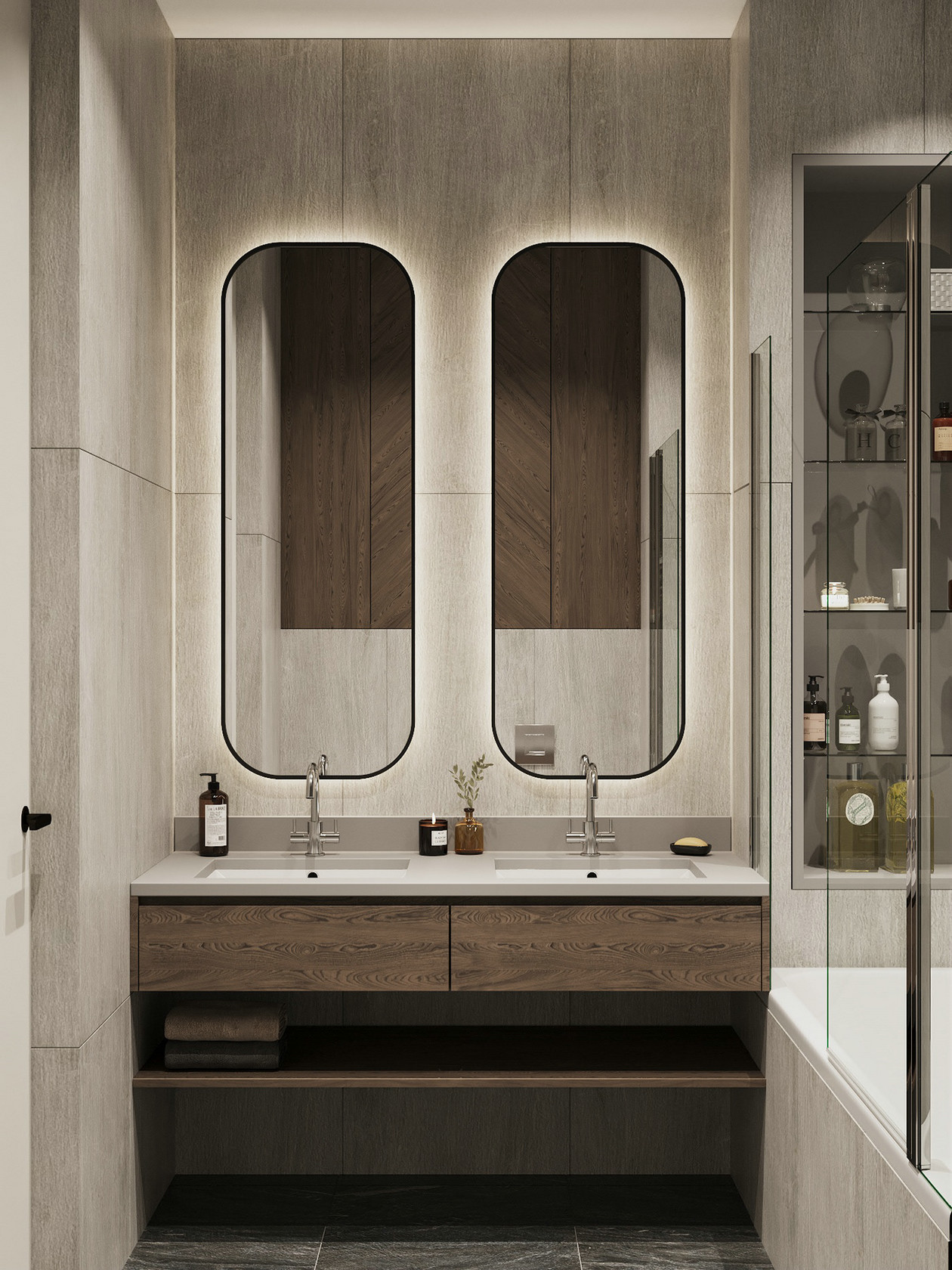 灰色系小空间公寓设计-19