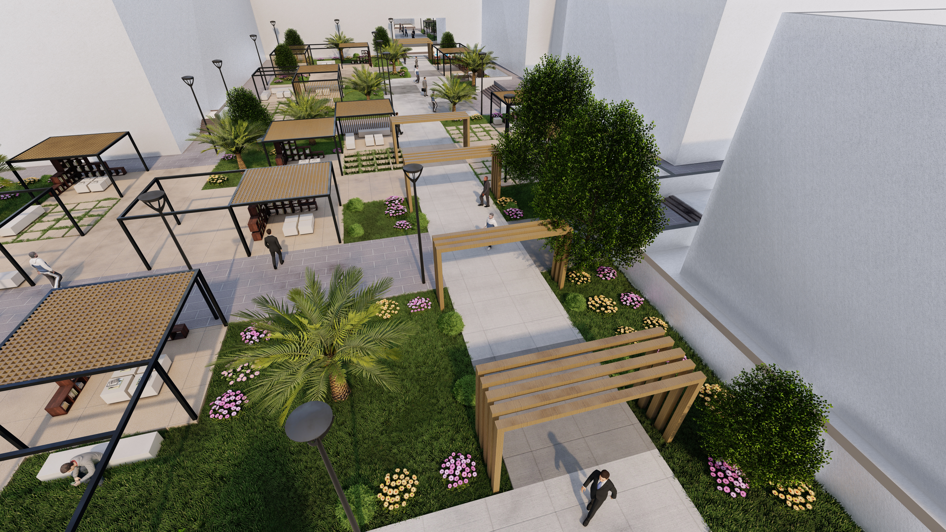 中央财经大学校园景观改造-5