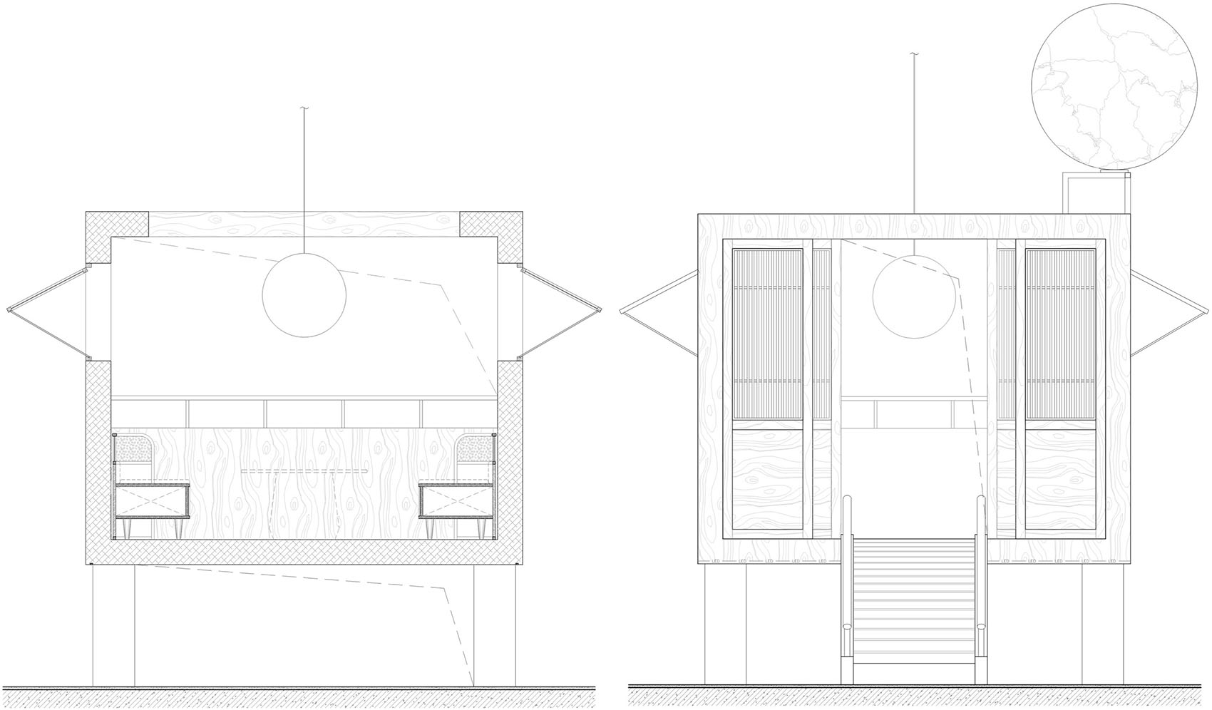 致朴茶肆丨中国太原丨斑斓空间设计-18