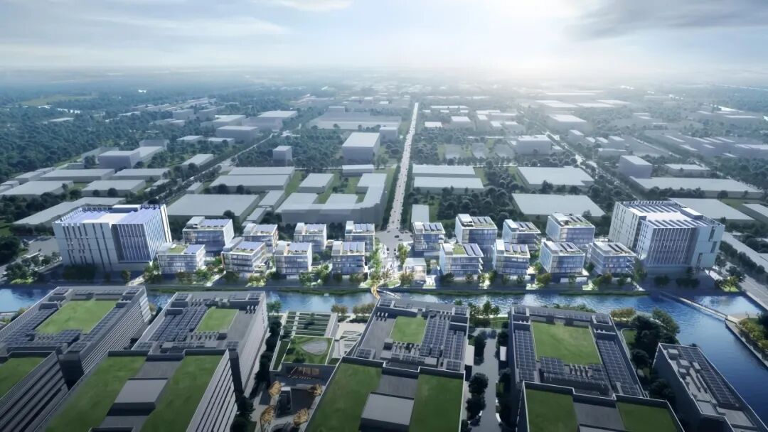 毫米级精度！金谷智能终端制造基地两地块实现钢结构封顶-4