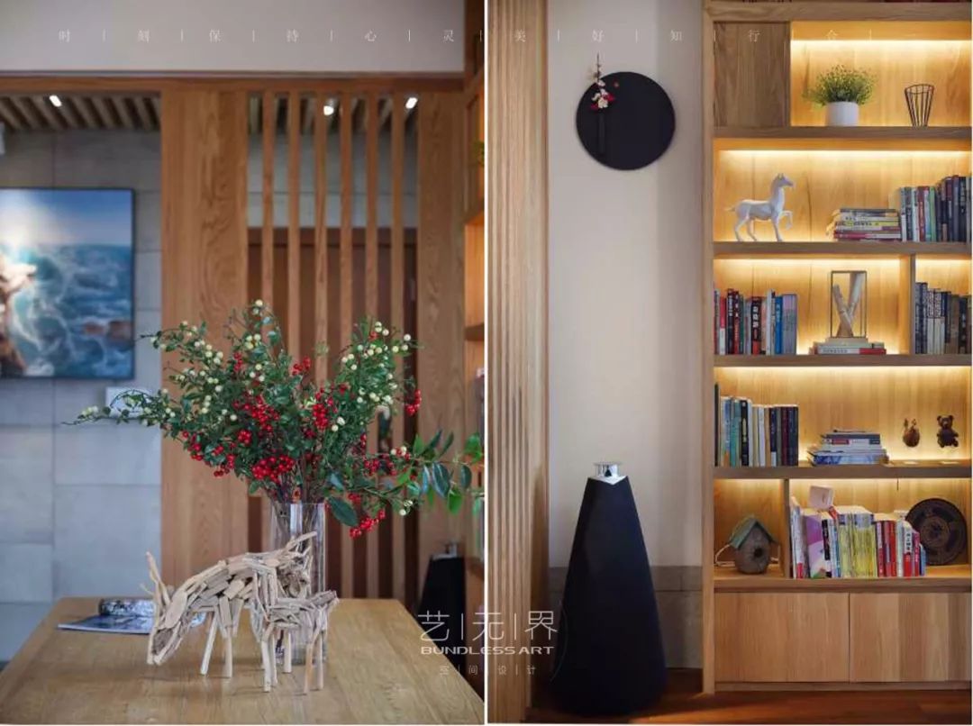 香蜜湖错层之家 | 现代生活与传统关公的和谐融合-24