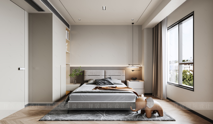 莫里斯花源(别墅)152号室内装饰设计丨悟美设计-38