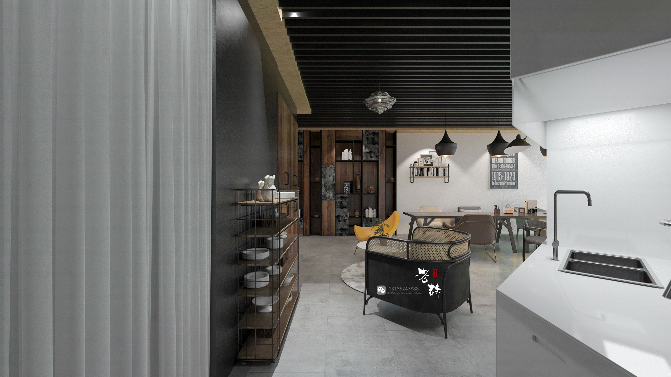 宇洋西海工业风工作室-4