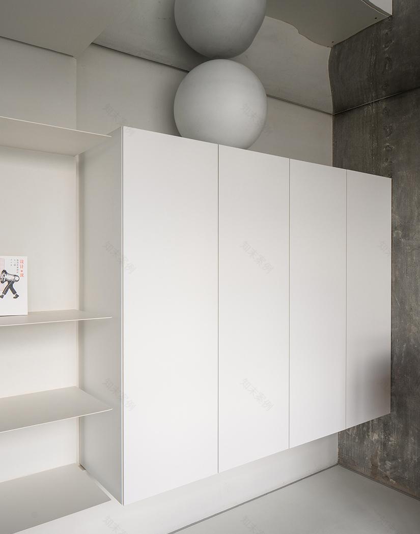 白色空间工作室设计-40