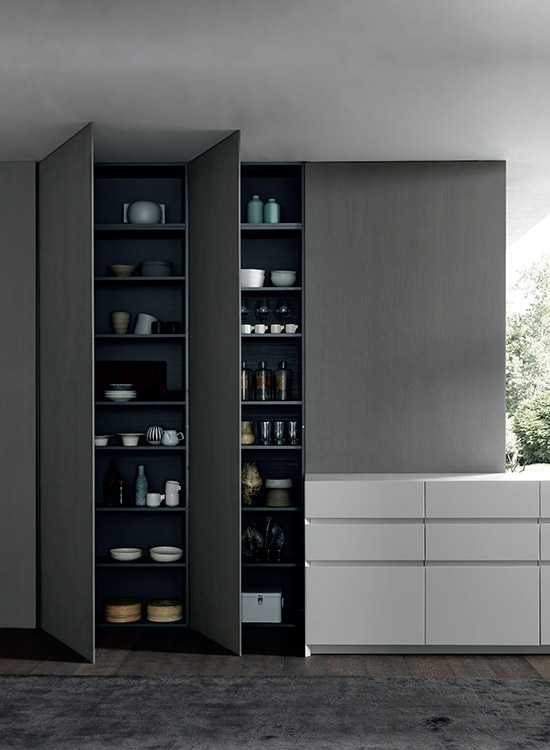 FLY-  kitchen with island, minimal design | Modulnova Cucine-8