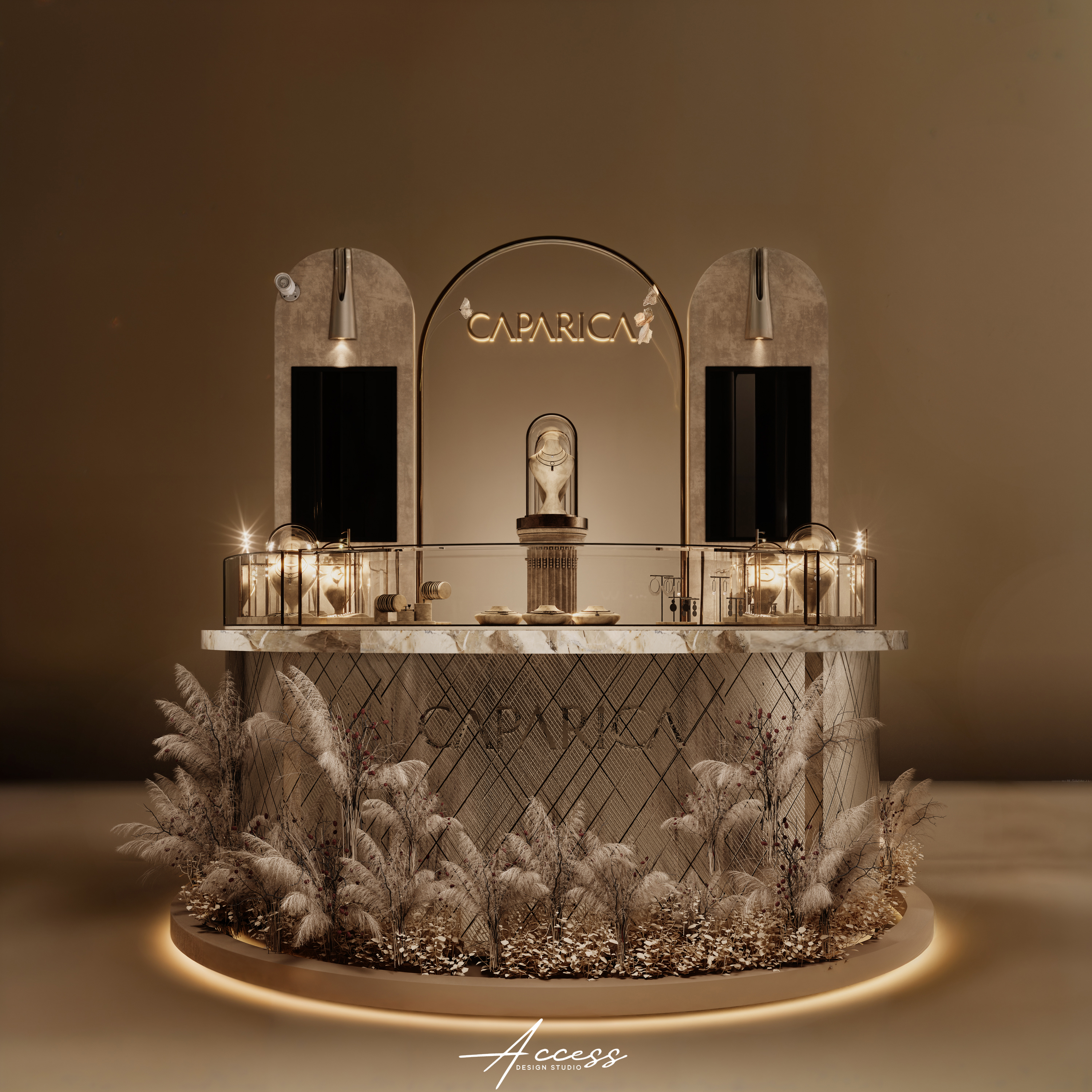 Jewelry Booth Design kwt " CAPARICA "-2