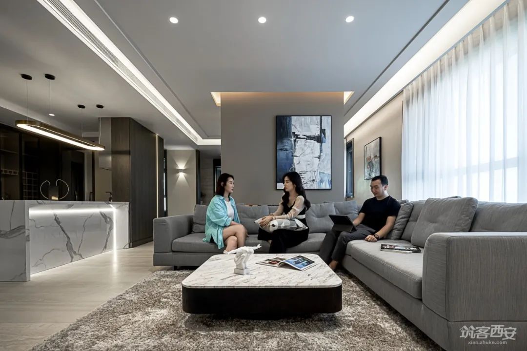 自由领地 · 90后屋主的私宅大平层设计丨中国西安丨郭敏杰设计团队-0