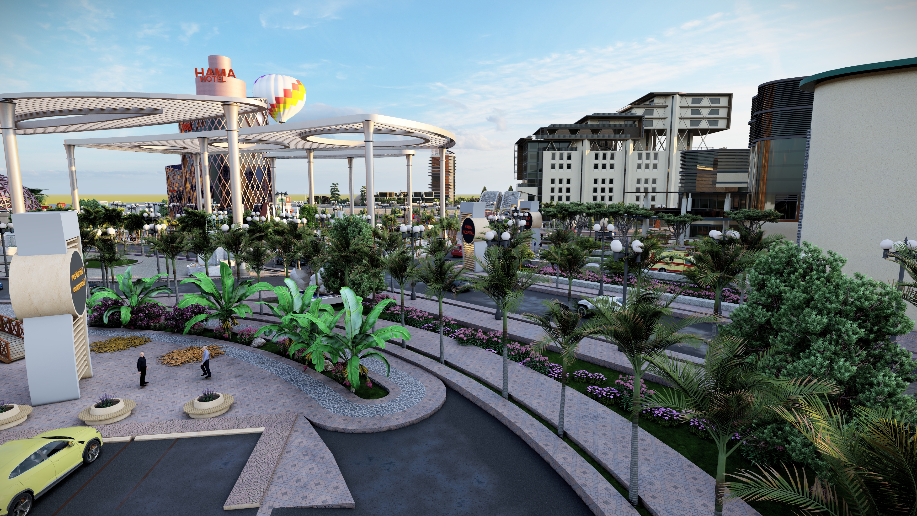 قريه سياحيه كامله علي مساحة 70 الف متر-11