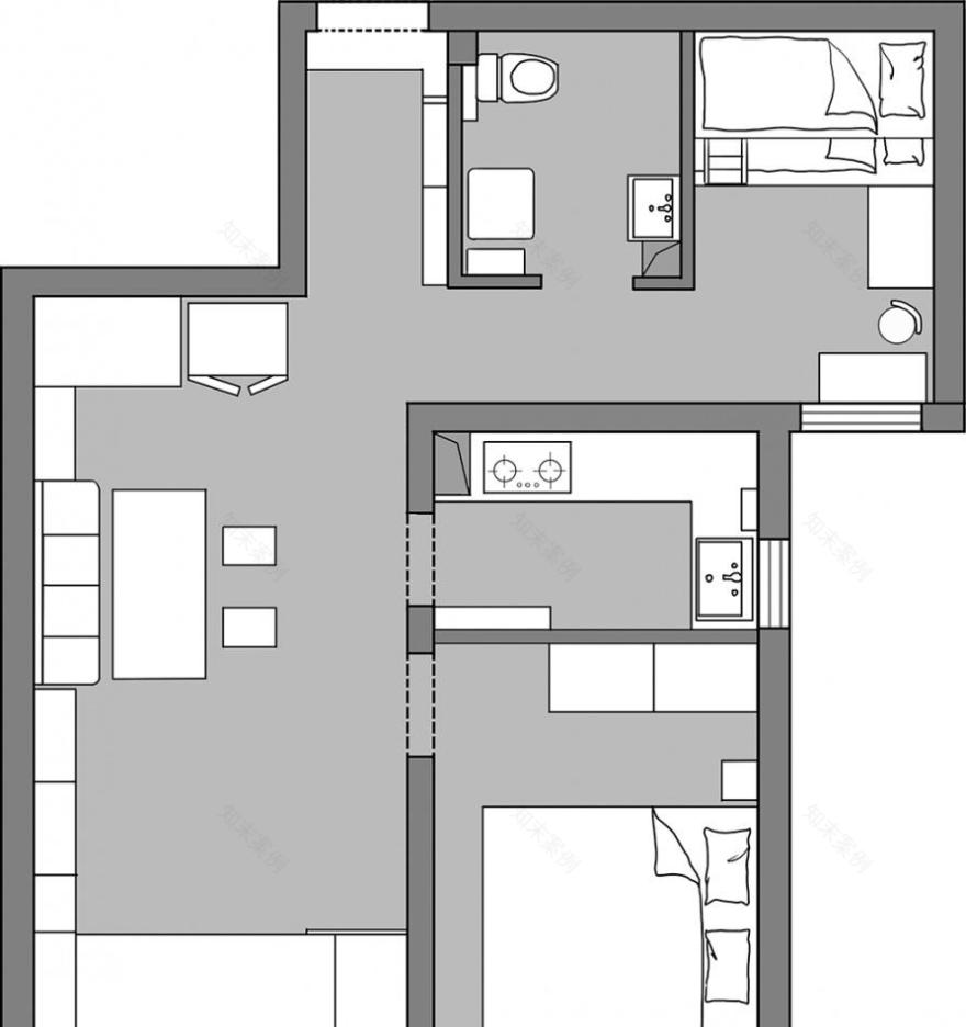 颠覆传统布局 | 打造以孩子为中心的舒适家居-26