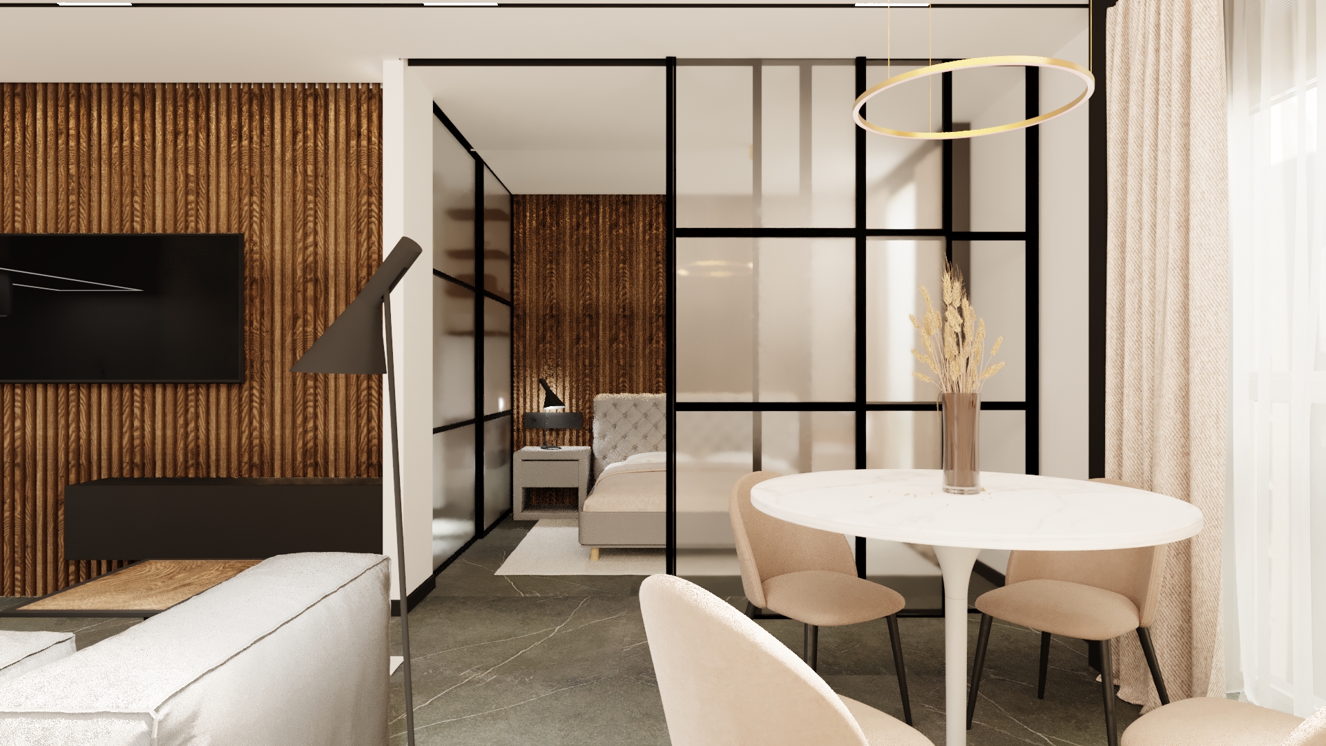 Contemporary apartment for rent-6