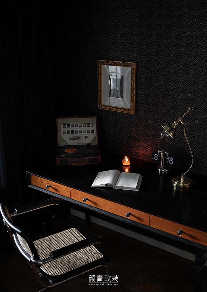 杭州华夏四季复古电影质感生活空间丨中国杭州丨颜青软装-37