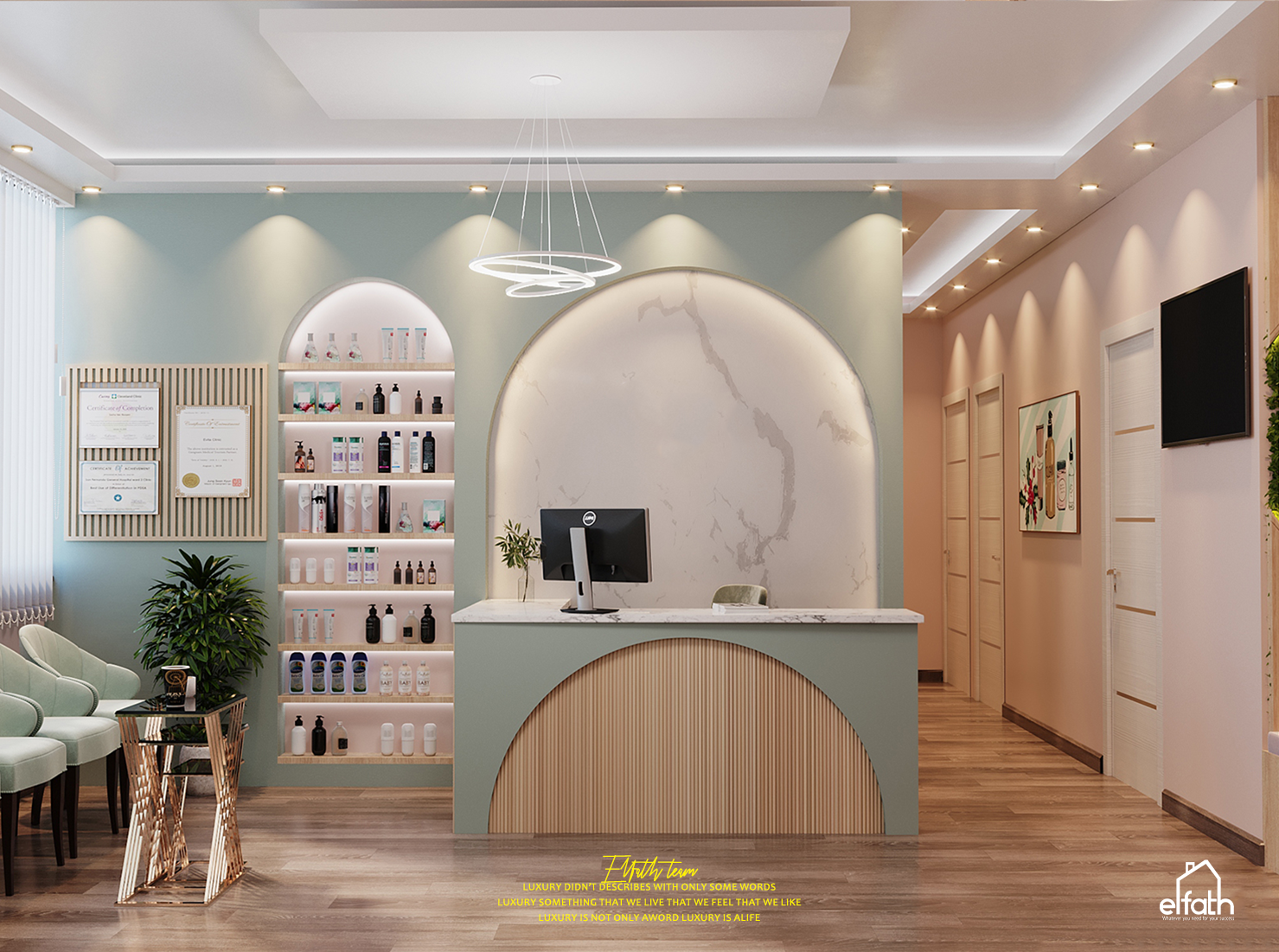 commercial clinic - interior design-11