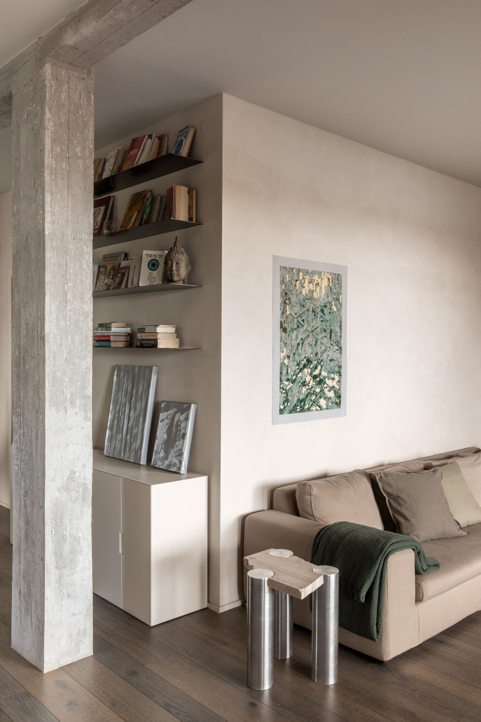 罗马100平米 Brutalist风格公寓改造丨意大利罗马丨Manuela Tognoli-31