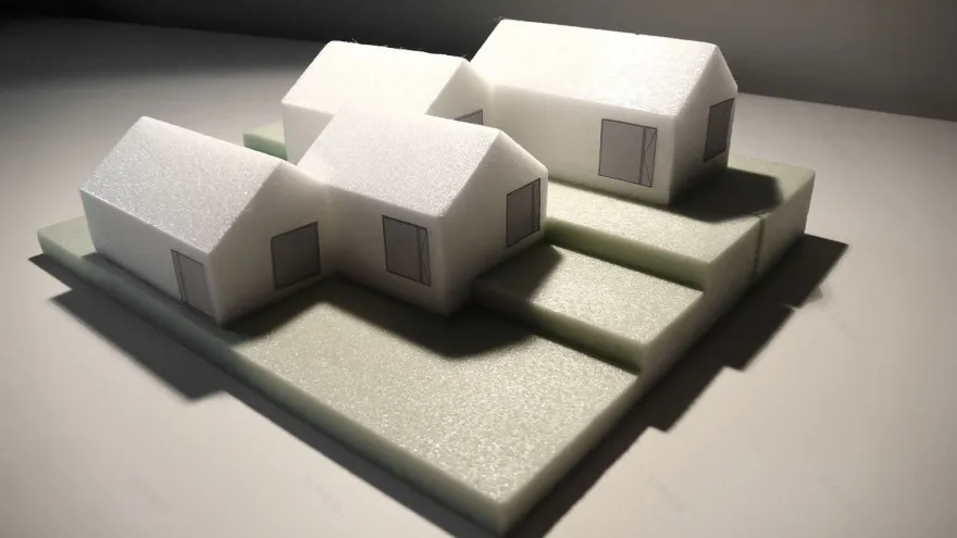 买四套房子,只需付一套的钱(从4 for 1常见促销表达逻辑推测,这里可能是房产促销话术,直译为四套房子只需付一套的钱 ) 丨斯洛文尼亚丨dekleva gregorič architects-8