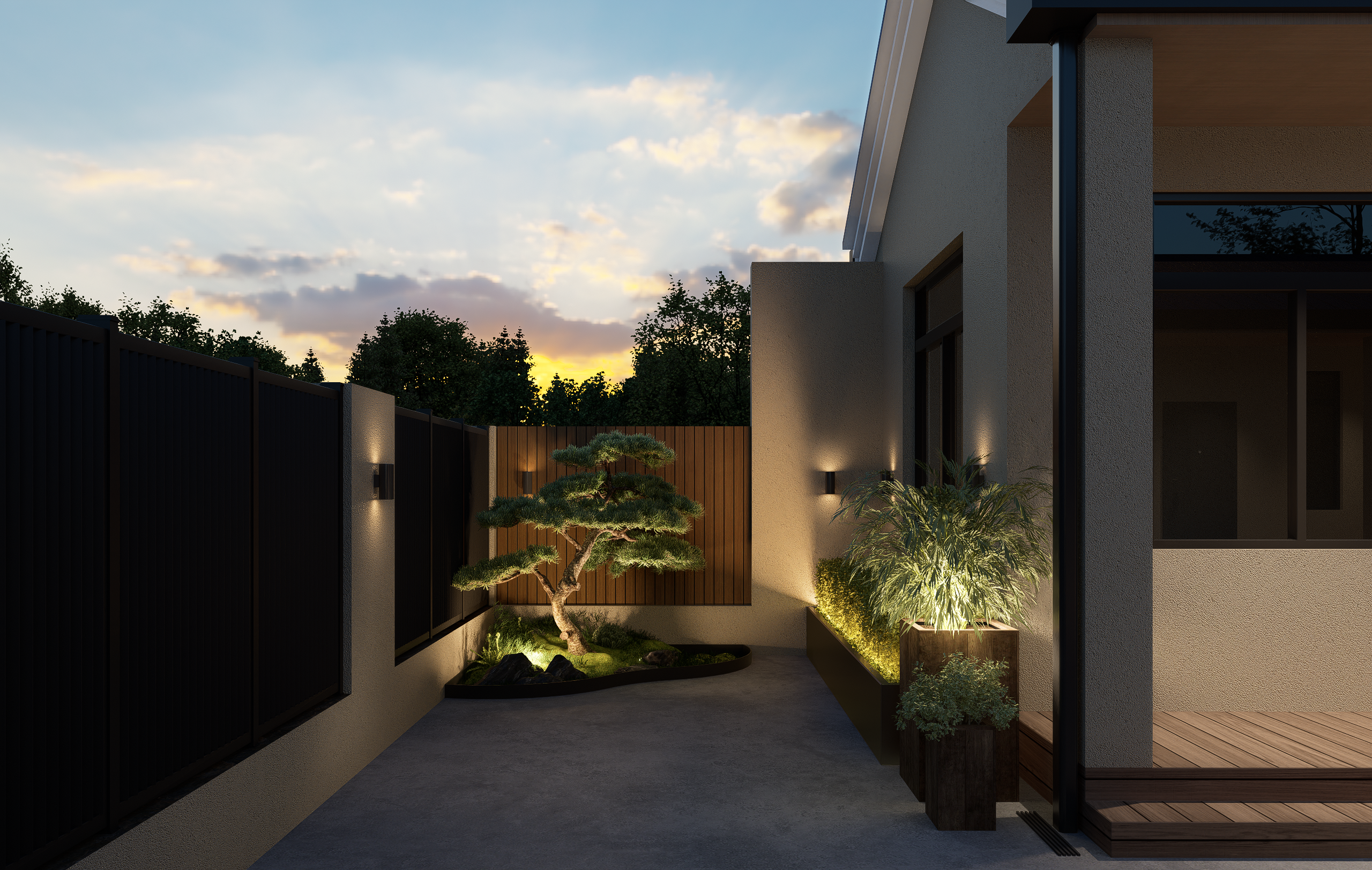 自建房外立面及楼栋公区铺砖作品集展示-25