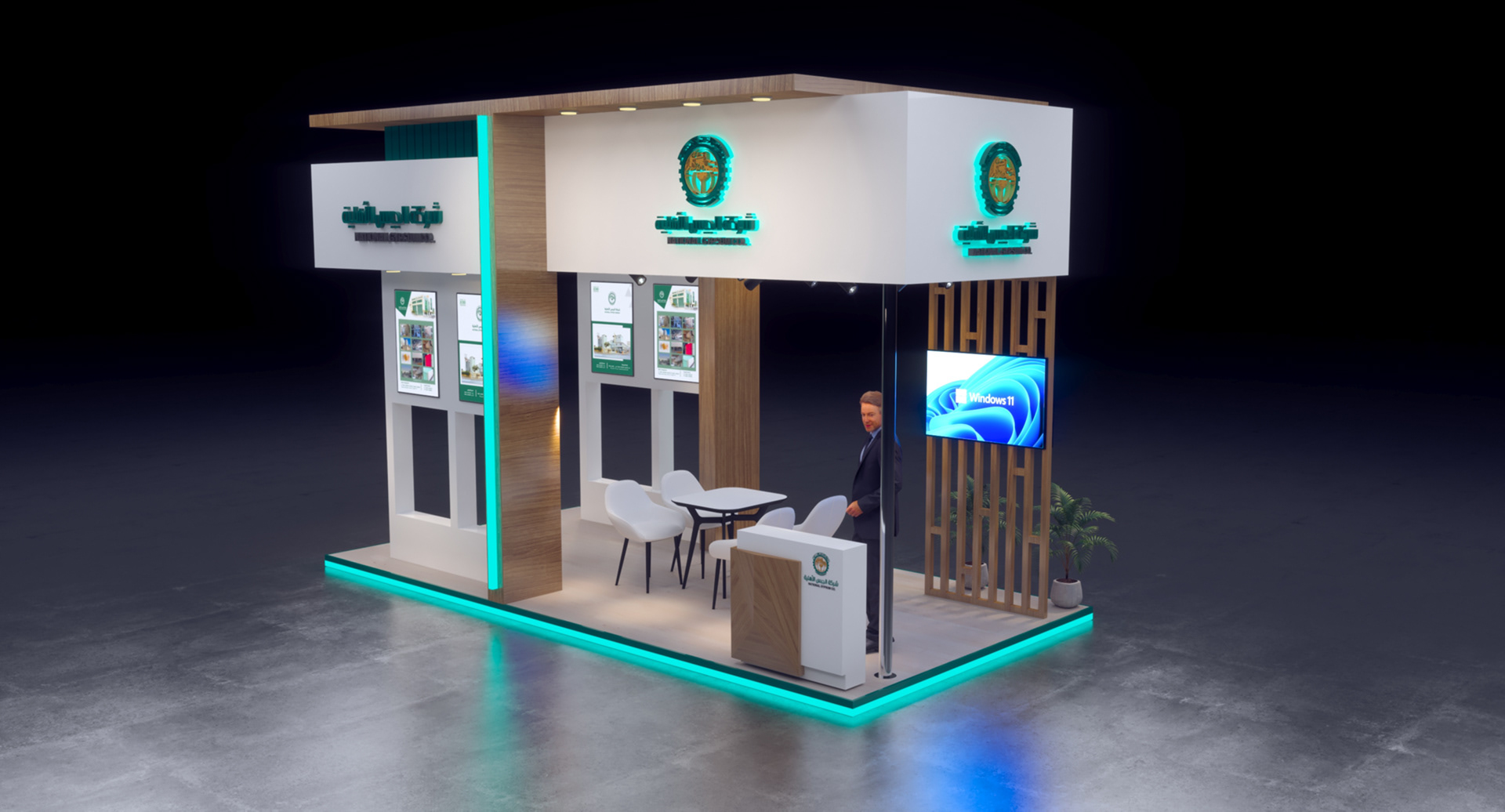 Gypsco exhibition- stand- booth- design - event - 3D-2