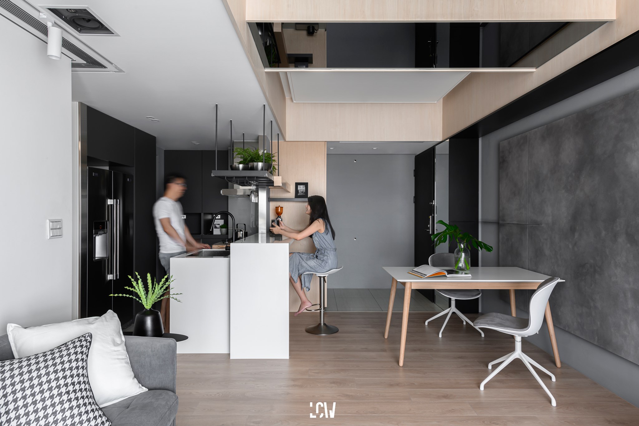 灰调生活空间 | “优の厨柜”打造舒适家居-15