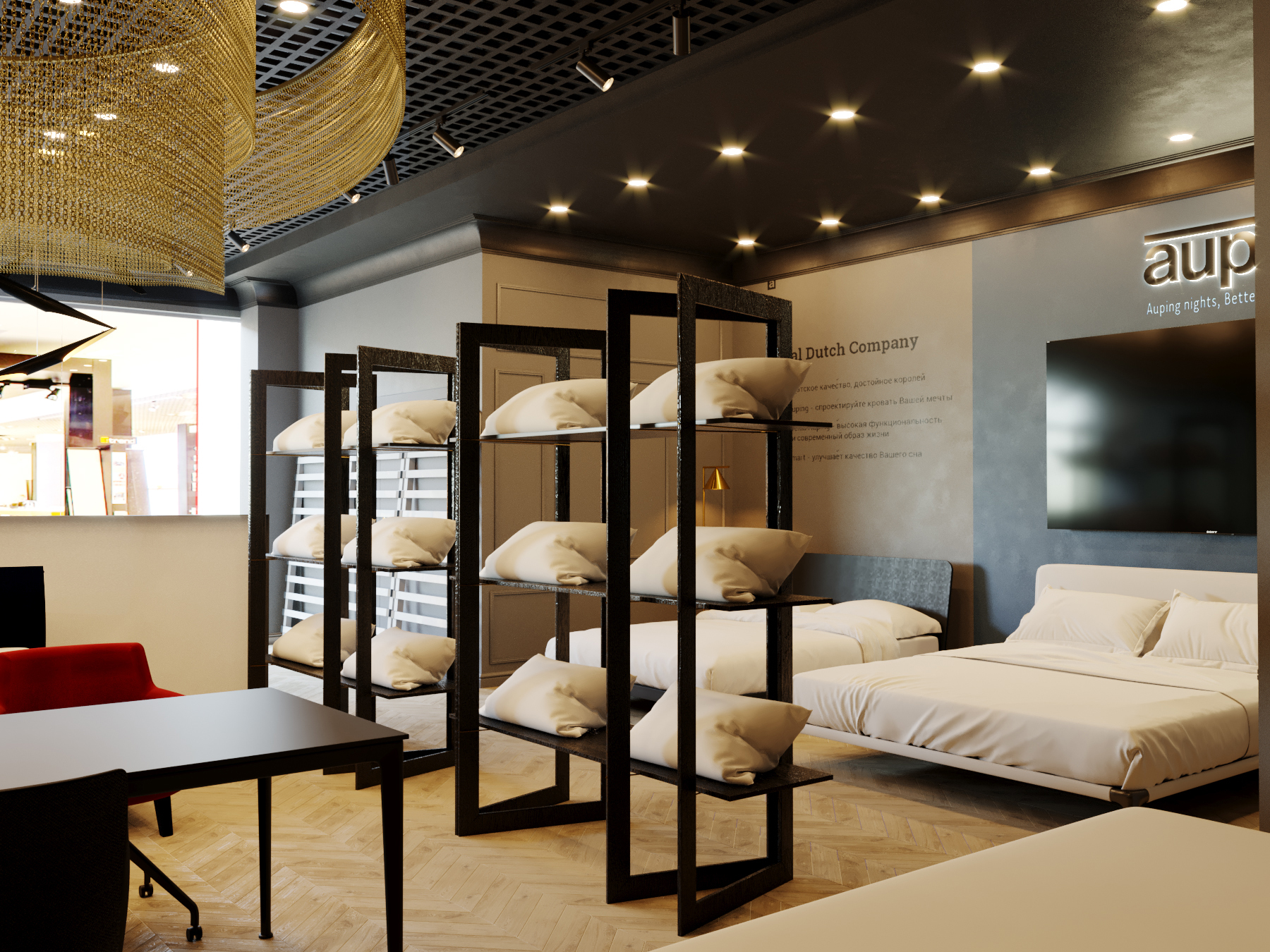 TEMPUR 床垫和床具展厅设计项目丨乌克兰基辅-13