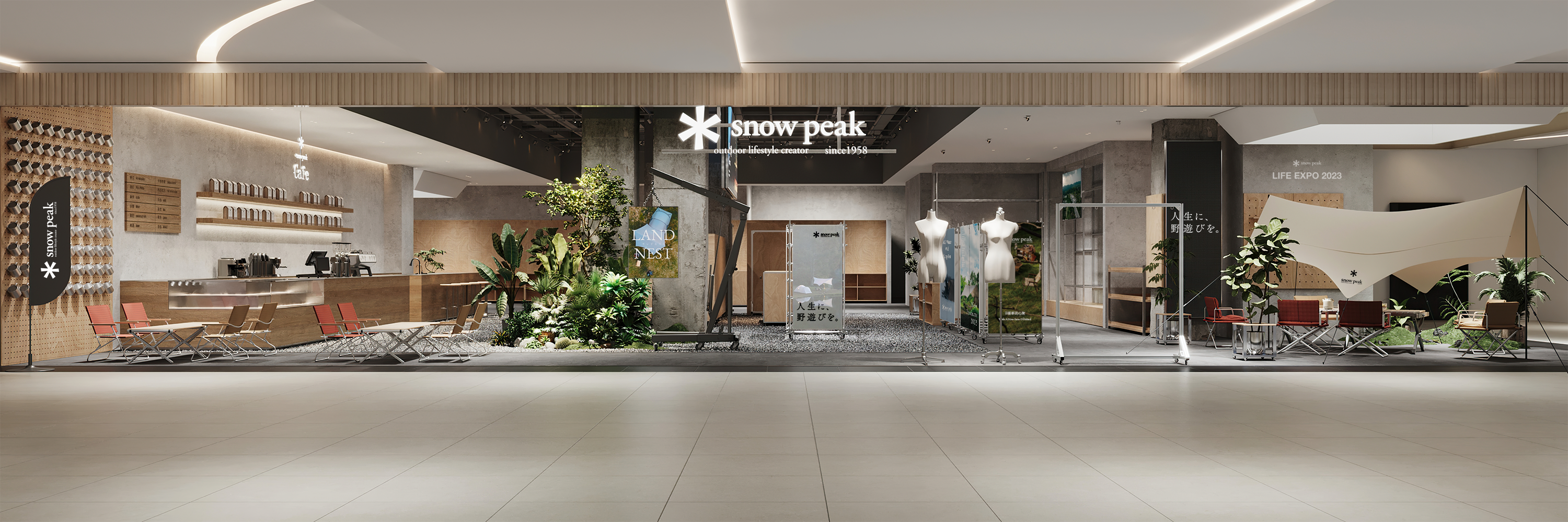 Snow Peak·宁波阪急店丨中国宁波丨魔戏空间设计&ABDdesign-40