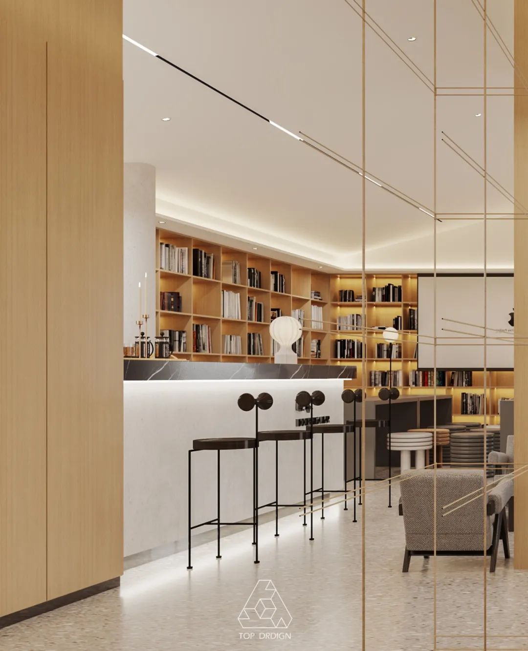 【TOP国际设计】醒来书吧-喧嚣在此静止 |-23