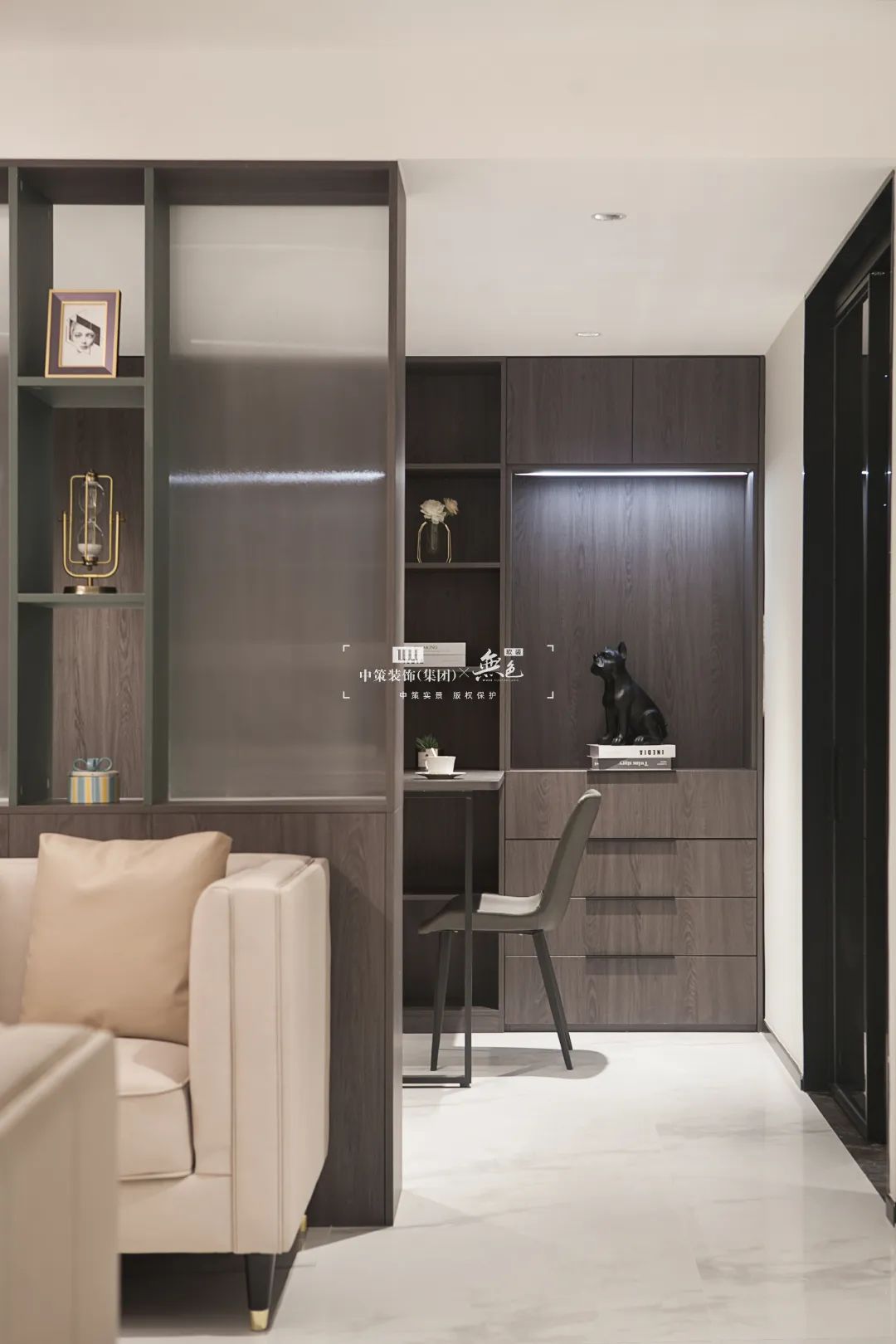 字形意,雍景湾 480㎡现代轻奢别墅装修之美丨中策-31