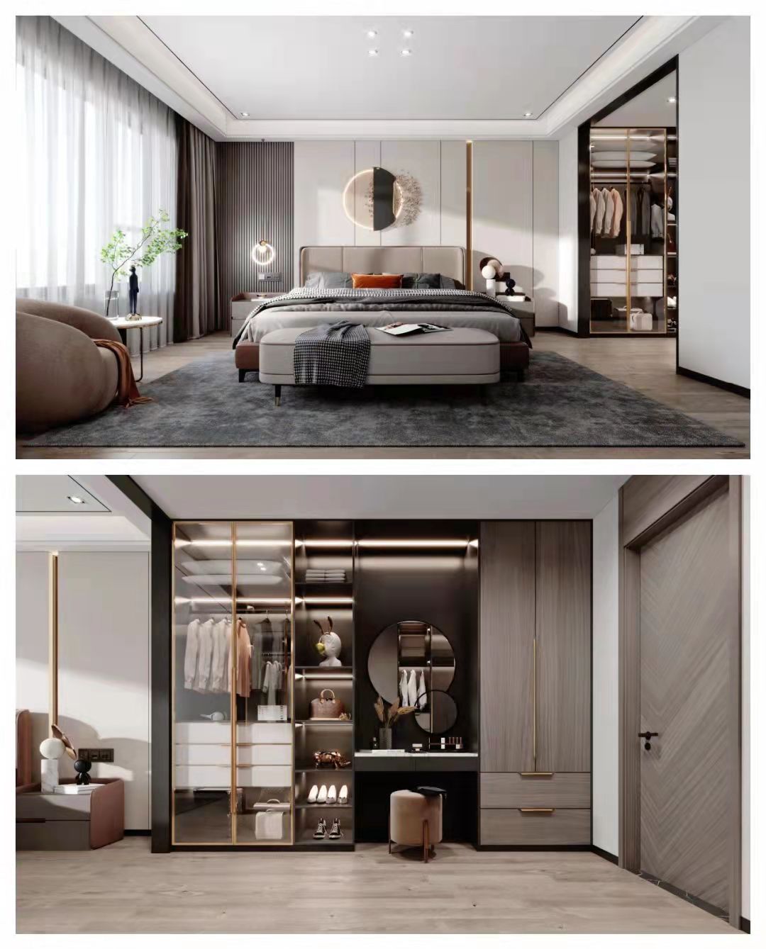 350㎡现代轻奢别墅设计-12