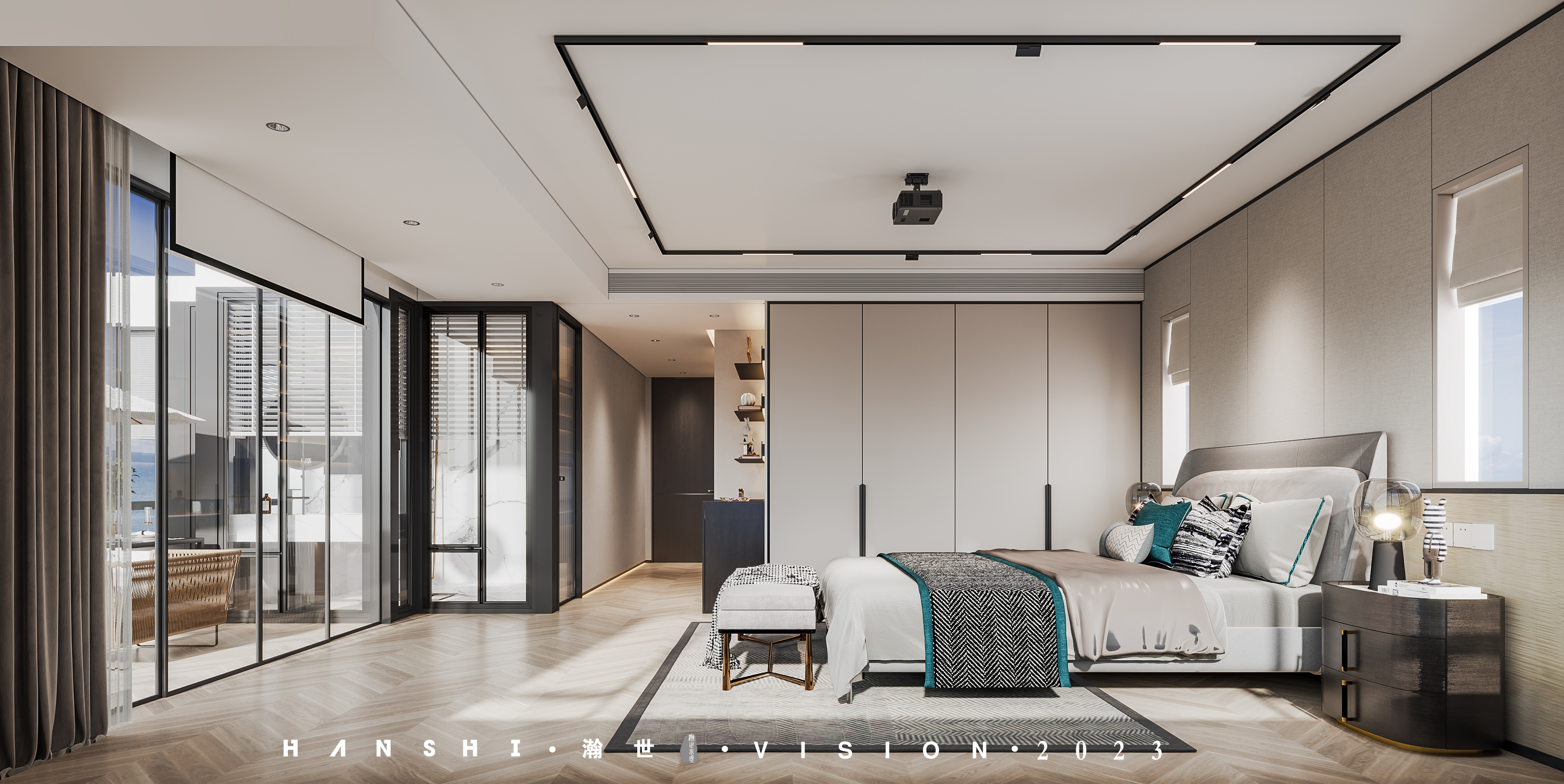 现代轻奢别墅-瀚世表现-6