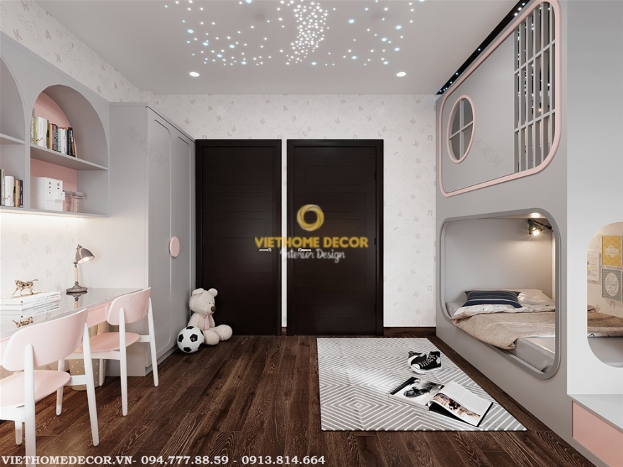 男孩女孩卧室设计丨Viet Home Decor-10