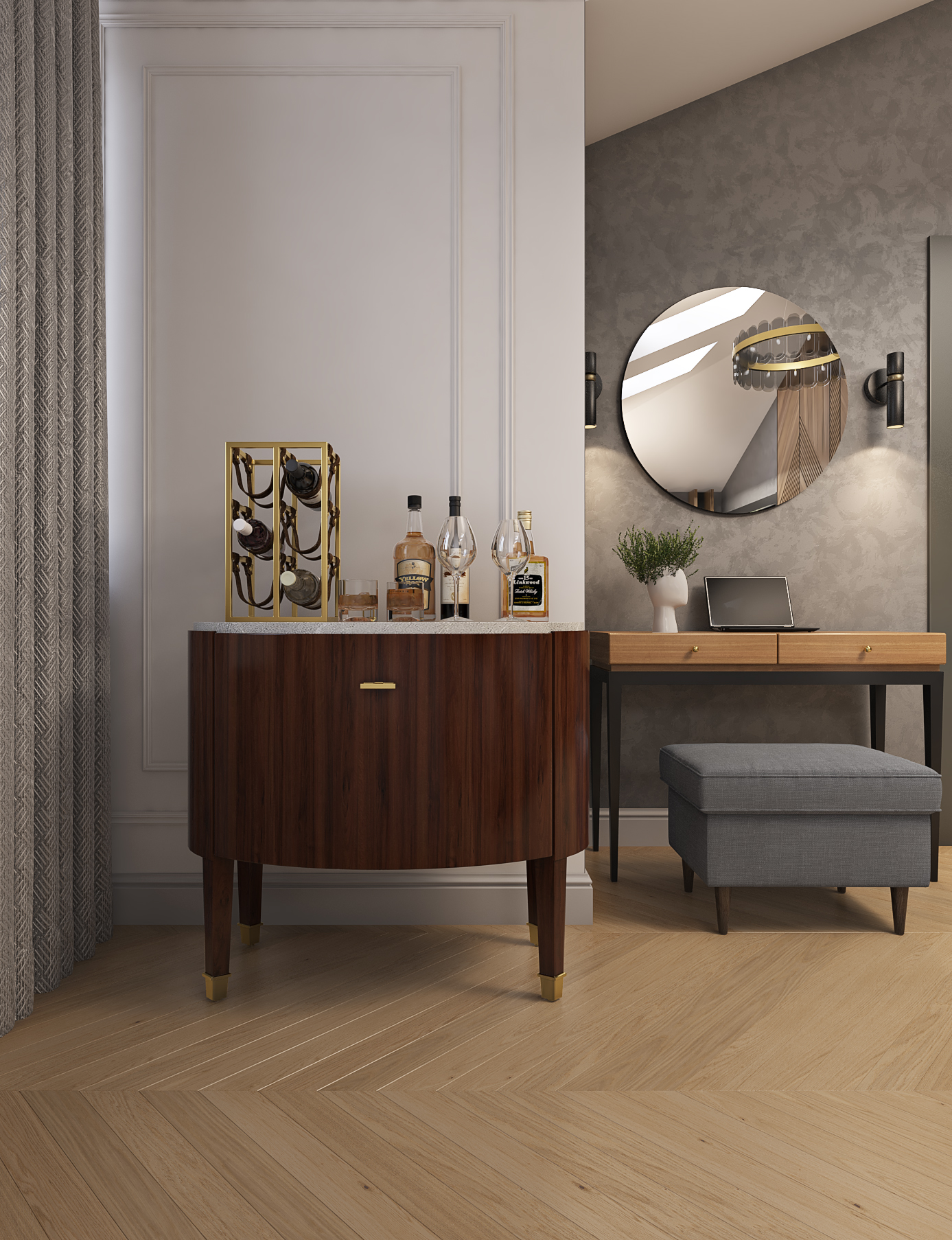 Интерьеры мансарды-2