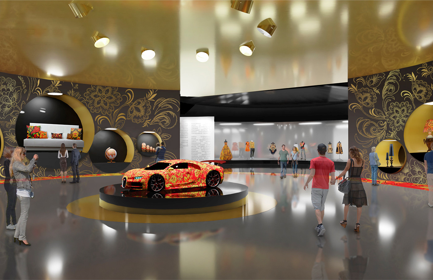 хохлома 民族工艺展览馆丨俄罗斯莫斯科-13