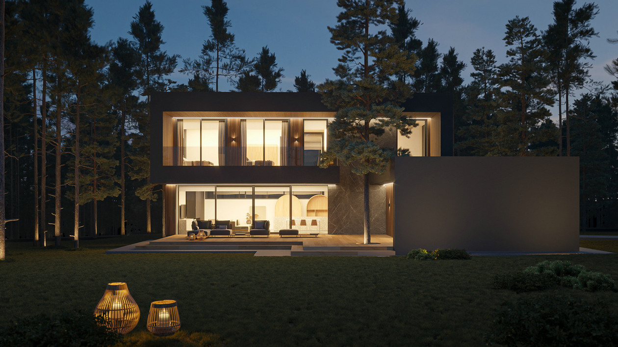 乡村别墅装修设计案例-26