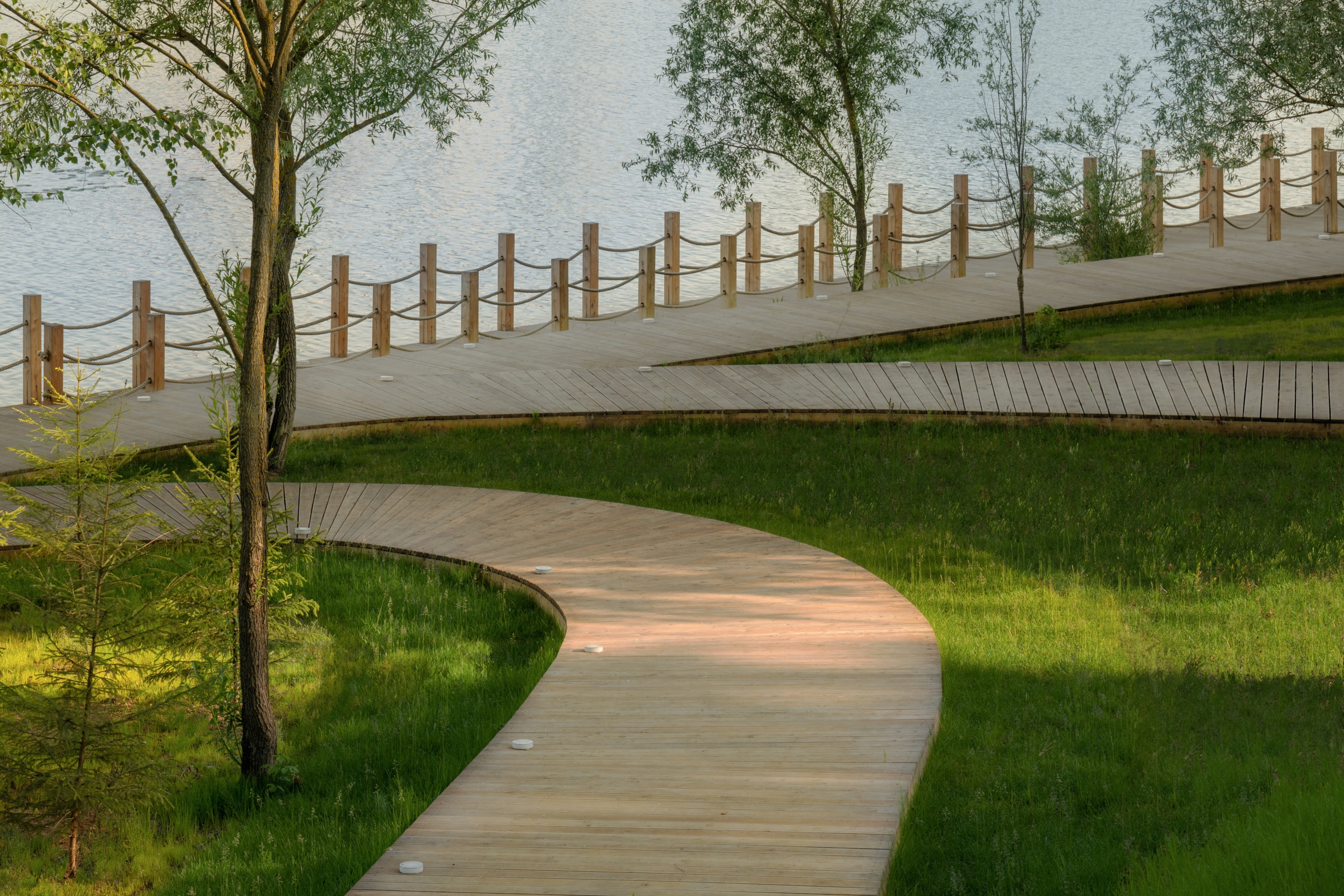 芭比海滩,起伏的城市海滩丨俄罗斯莫斯科丨Basis architectural bureau-23