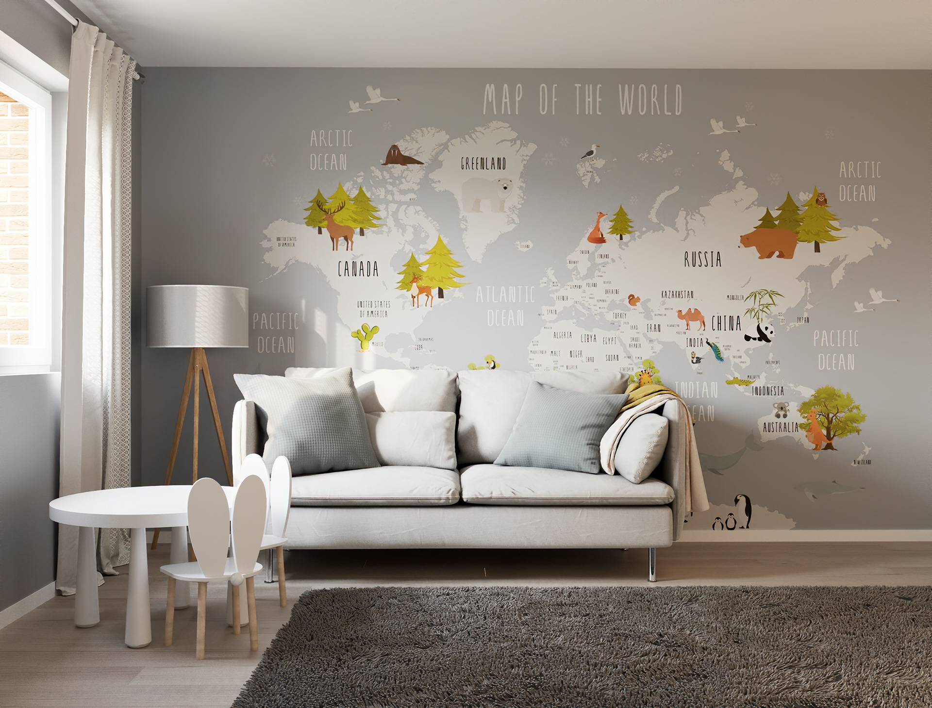 斯堪的纳维亚室内风格丨 BelarusMinsk丨KomandaM-37