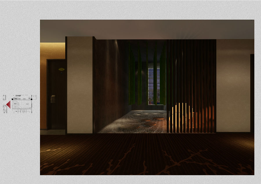 上海博仁设计精品酒店装饰装修效果图施工图设计-13