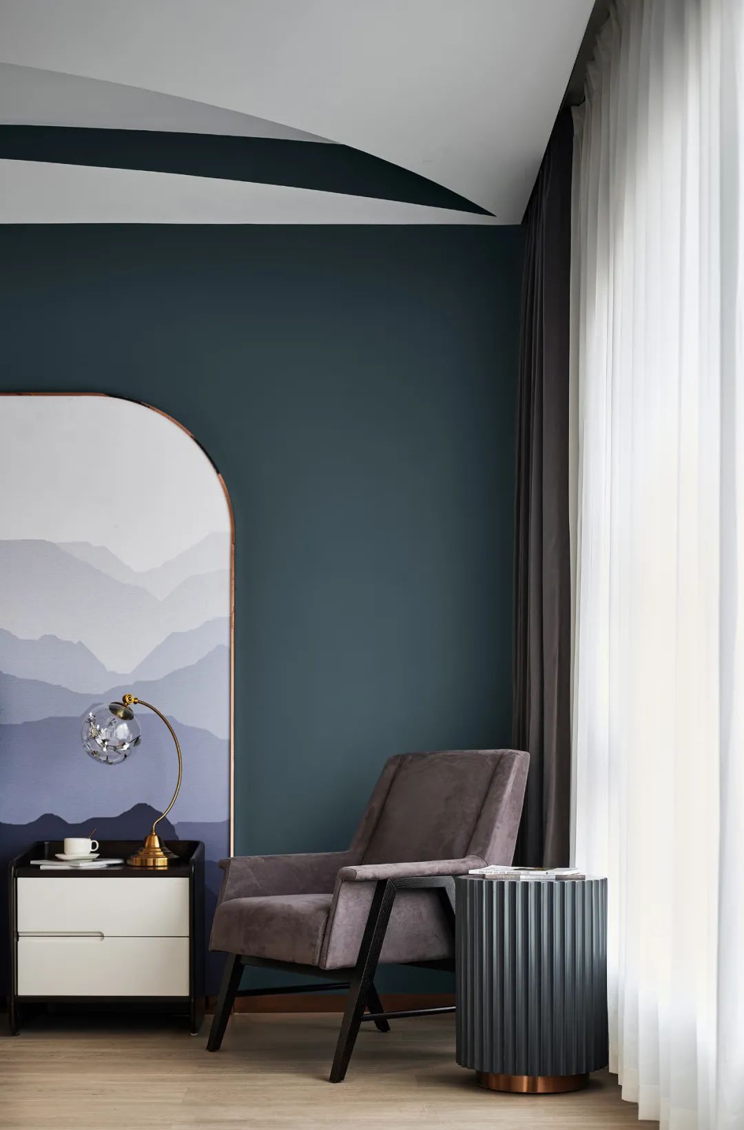 现代独特弧线打造 400㎡的灵动别墅丨新加坡筑维空间设计机构-33