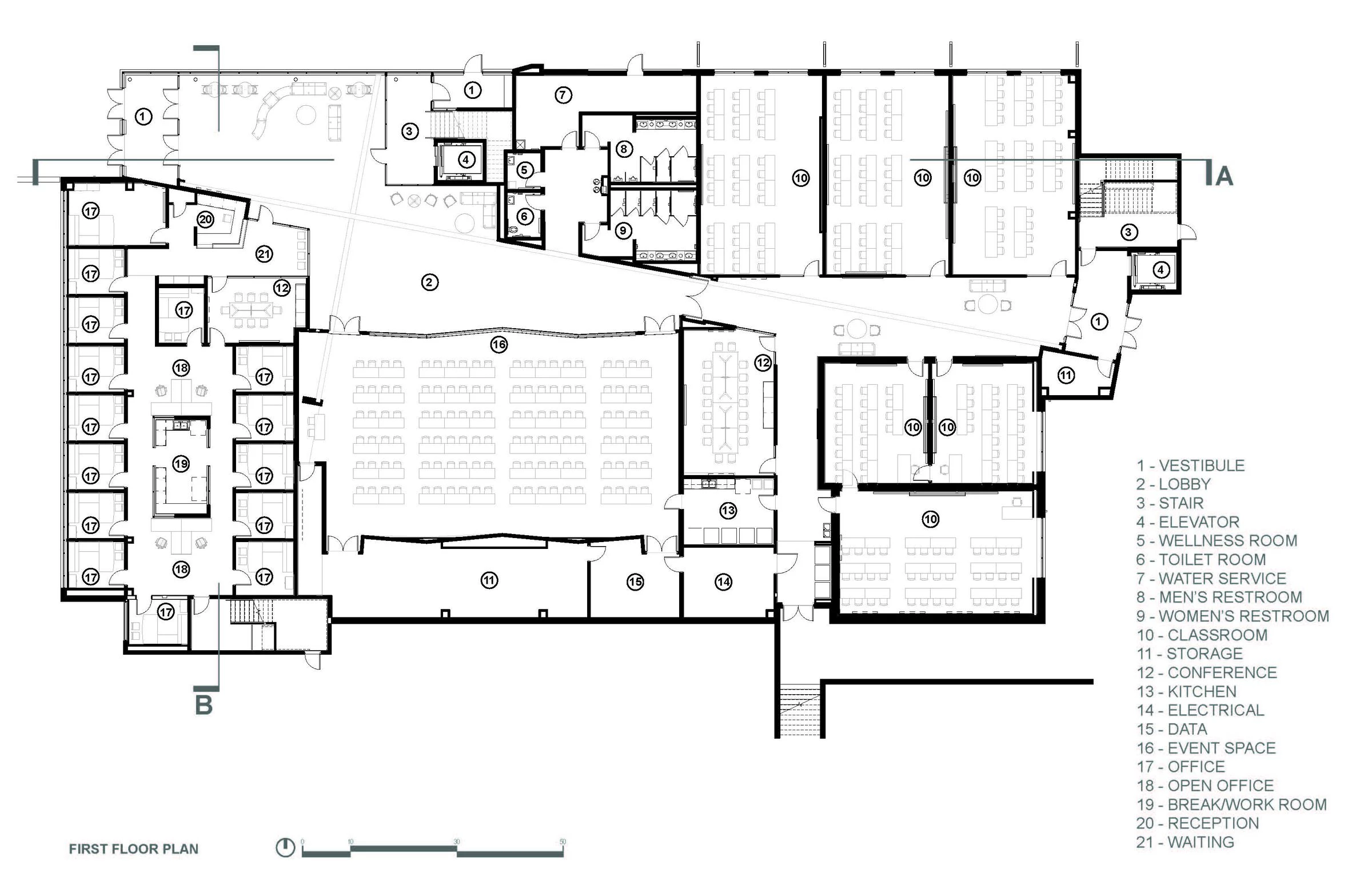 哥伦比亚学院新礼堂丨United StatesMissouri丨Cordogan Clark & Associates-26