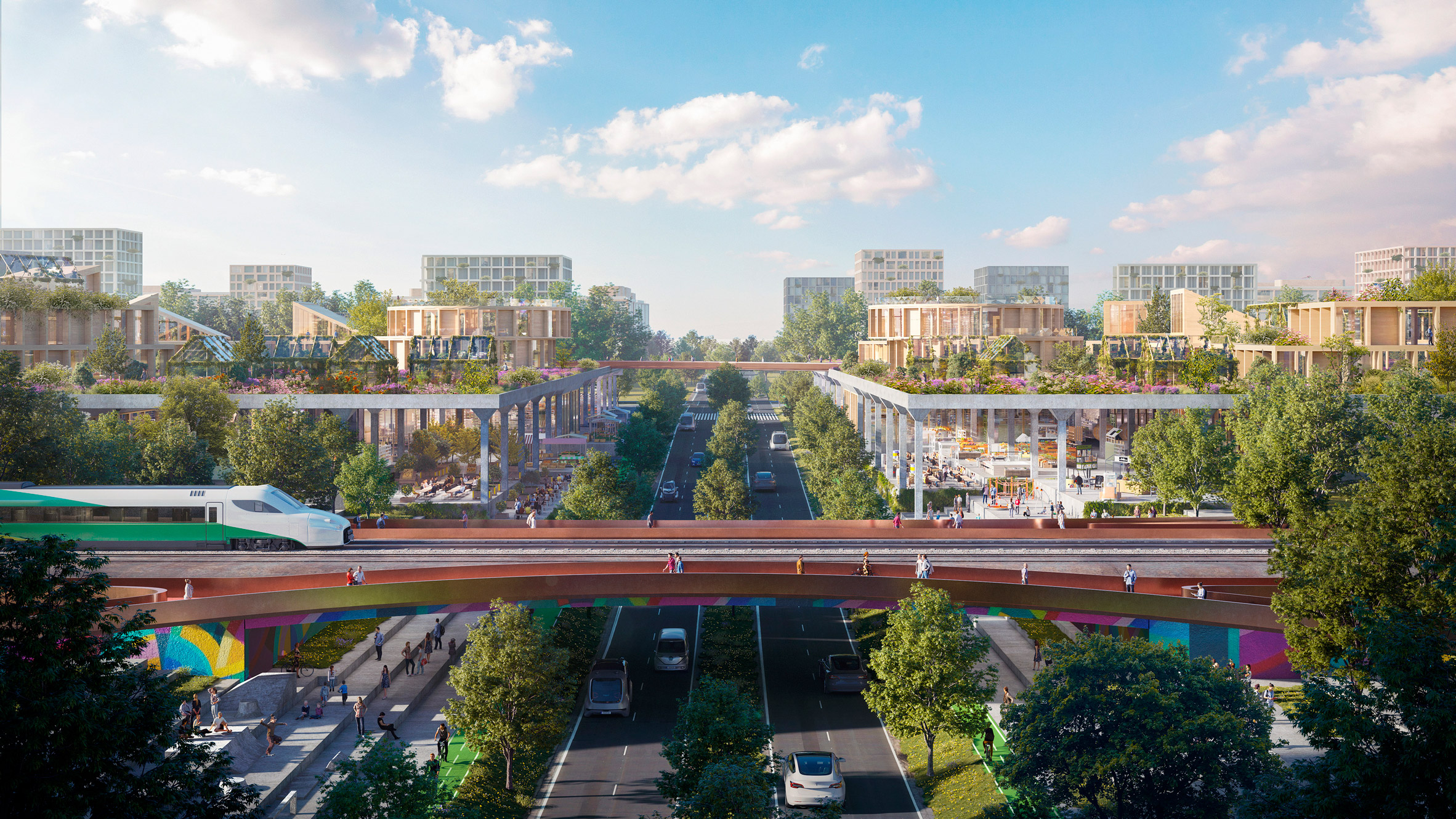 多伦多机场改造计划 | 绿色、密度、交通导向-0