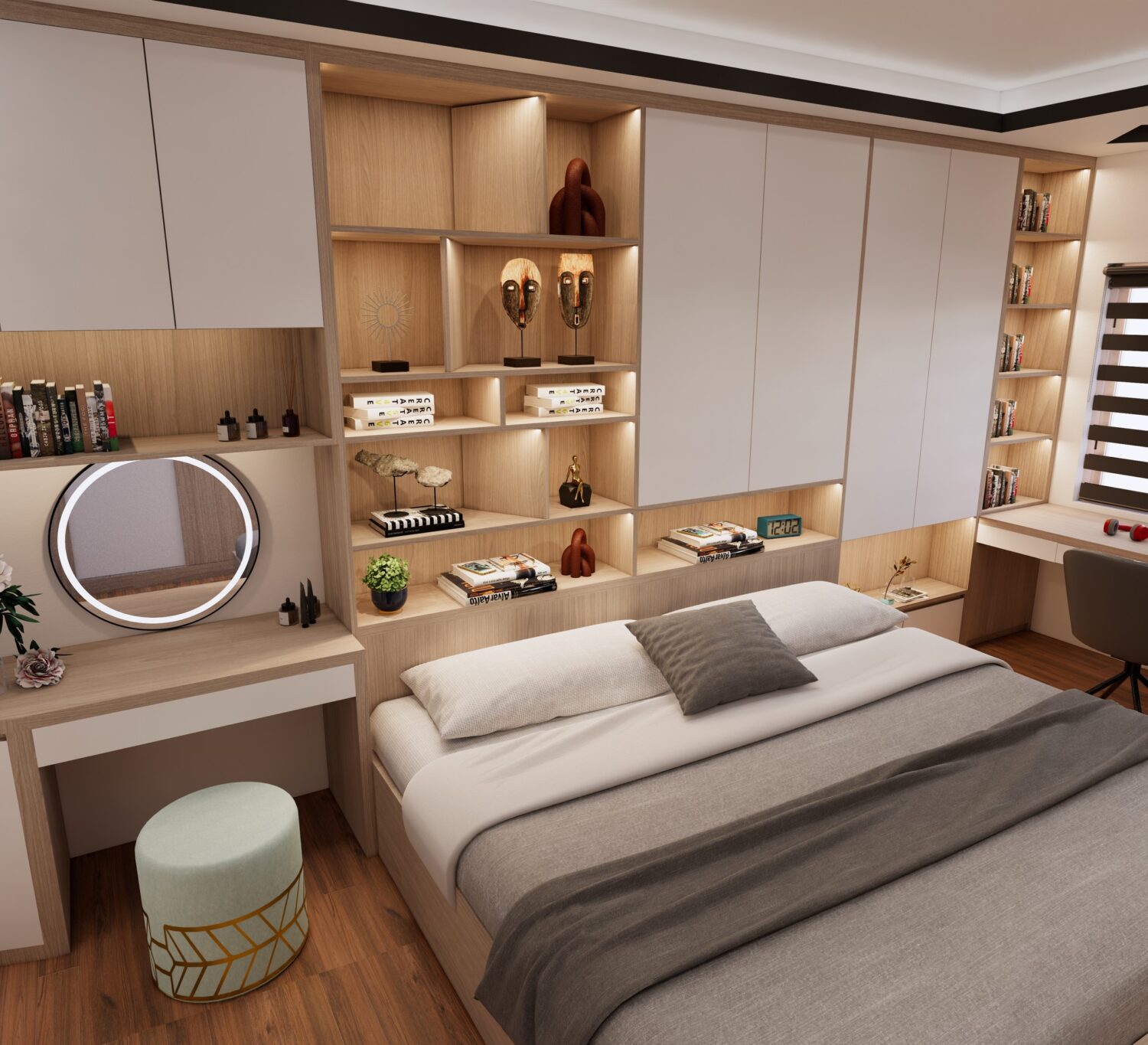 Sketchup卧室室内模型丨Kim Phong-2